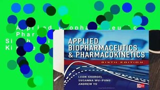 Applied Biopharmaceutics   Pharmacokinetics, Sixth Edition  For Kindle