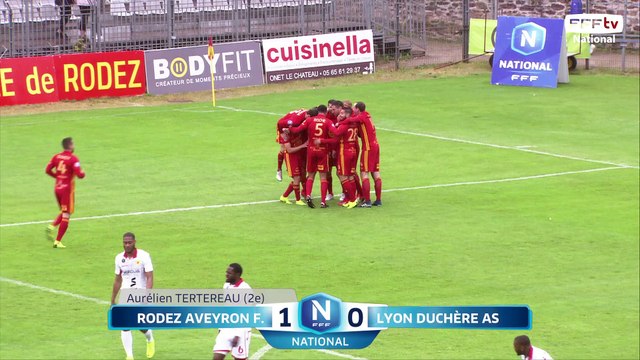 J34 : Rodez Aveyron Football - Lyon Duchère AS (5-1), le résumé