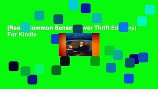 [Read] Common Sense (Dover Thrift Editions)  For Kindle