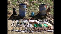 Jandarma, PKK’ya ait çok sayıda mühimmat ele geçirdi