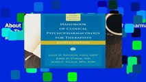 About For Books  Handbook of Clinical Psychopharmacology for Therapists  Best Sellers Rank : #2