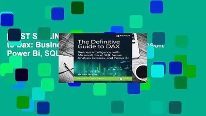 [BEST SELLING]  The Definitive Guide to Dax: Business Intelligence for Microsoft Power Bi, SQL