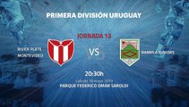Previa partido entre River Plate Montevideo y Rampla Juniors Jornada 13 Apertura Uruguay
