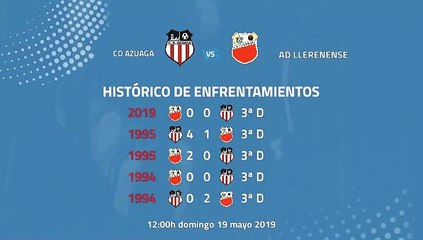 Previa partido entre CD Azuaga y AD Llerenense Jornada 38 Tercera División