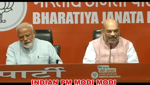 पीएम नरेंद्र मोदी और अमित शाह दिल्ली में भाजपा मुख्यालय में मीडिया को संबोधित करते हैं #PMmodi #Amitshah #Indian