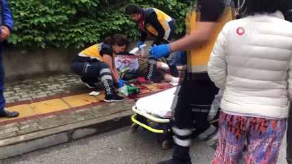 Bursa'da kanlı öfke...Ortağına kızıp iş yerinin camlarını kırdı, camlar vücudunu kesince kan kaybından yığılıp kaldı