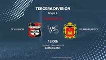 Previa partido entre CF La Nucía y Vilamarxant CF Jornada 38 Tercera División