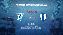 Previa partido entre Cerro CA y Juventud Jornada 13 Apertura Uruguay