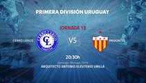 Previa partido entre Cerro Largo y Progreso Jornada 13 Apertura Uruguay