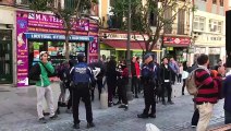 Un grupo de extrema izquierda boicotea un acto de Ciudadanos en Madrid