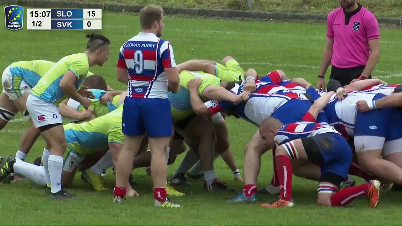 REPLAY SLOVENIA / SLOVAKIA - RUGBY EUROPE CONFERENCE 2 SOUTH 2018/2019