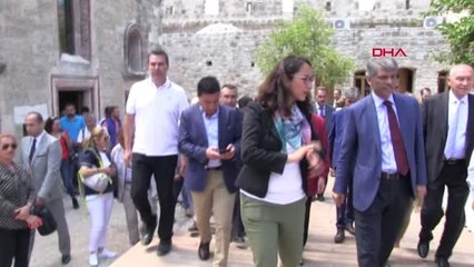 Muğla Restorasyonda Bodrum Kalesi'ndeki 1'nci Etabı, Müzeler Günü'nde Açıldı