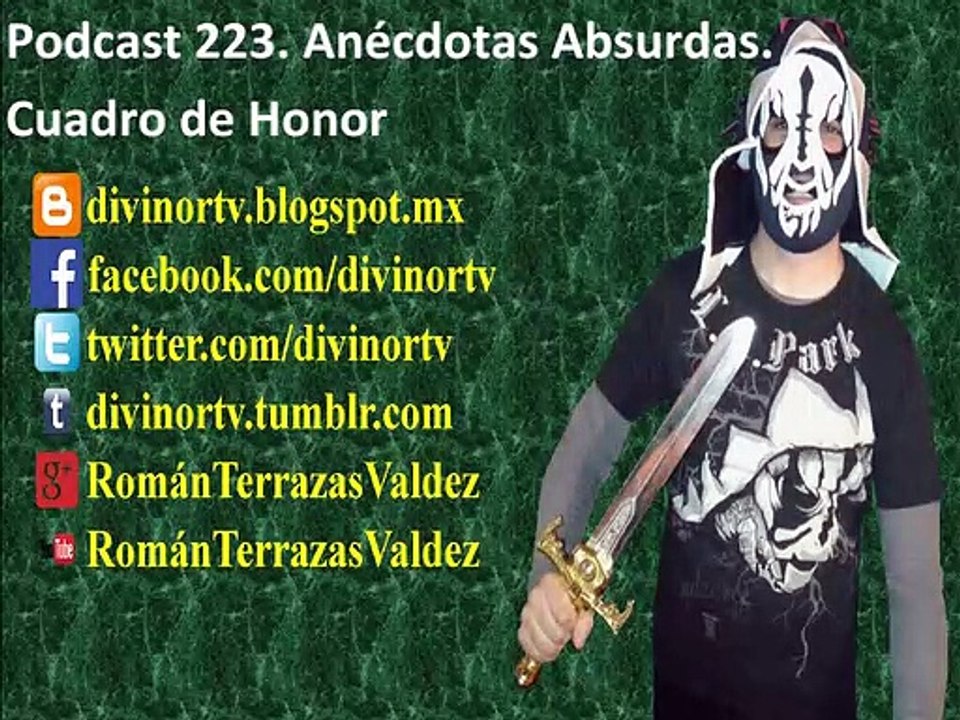 Podcast 223. Anécdotas Absurdas. Cuadro de Honor