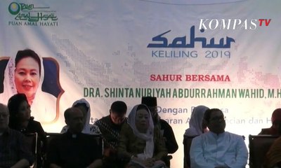 Sahur Bersama, Sinta Nuriyah Ajak Jaga Kerukunan