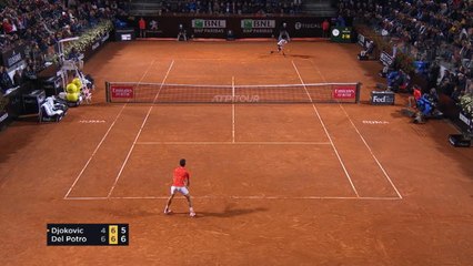 Rome - Au bout de la nuit, Djokovic éteint Del Potro dans un choc de titans