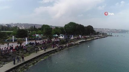 19 Mayıs Coşkusu Tüm Hızıyla Sürüyor...nefes Kesen Dragon Bot Yarışları Havadan Görüntülendi