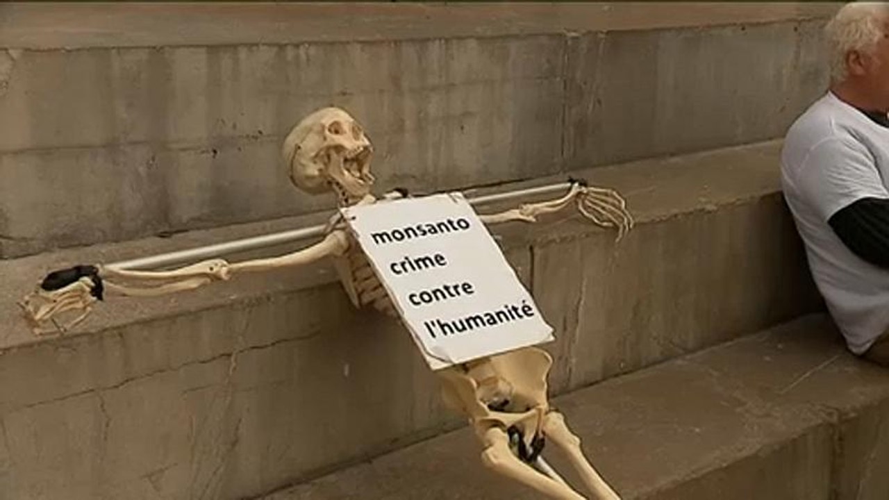 Protesta mundial contra Bayer Monsanto por el glifosato