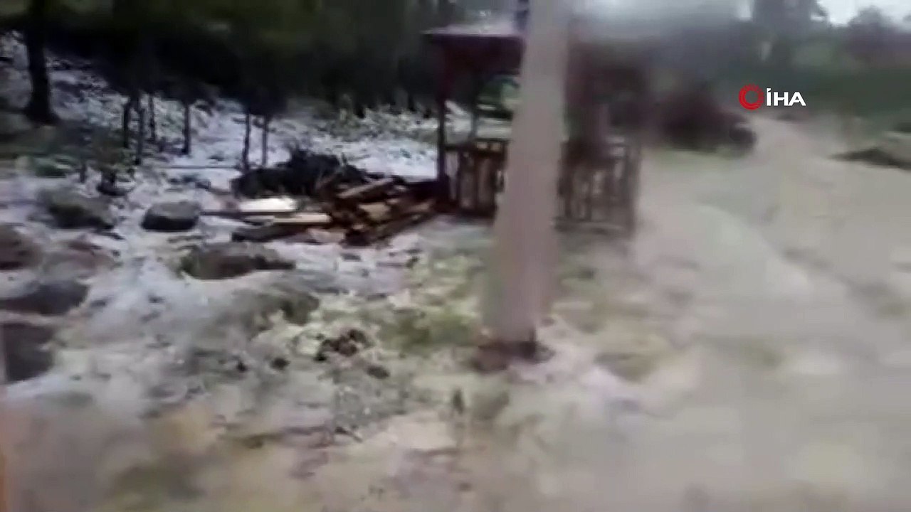 Kastamonu'da dolu yağışı