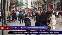 Beyoğlu İstiklal Caddesi arı istilasına uğradı!
