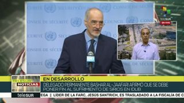 Siria exige ante ONU poner fin al sufrimiento de su pueblo en Idlib