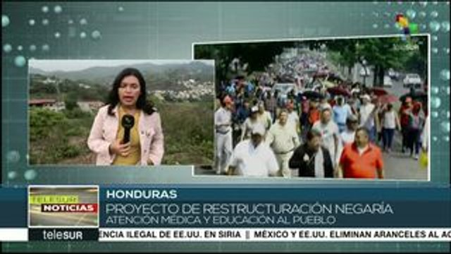 Honduras: médicos y maestros se mantienen en paro en rechazo a reforma