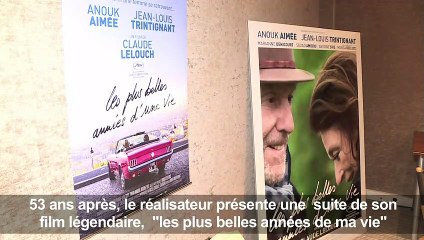 Cannes: Lelouch présente la suite d'"un homme et une femme"