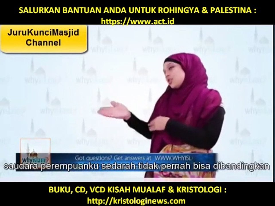 MUALAF CANTIK ANAK GEMBONG NARKOBA KOLOMBIA : "ISLAM MENJADIKAN HIDUPNYA LEBIH BAIK."