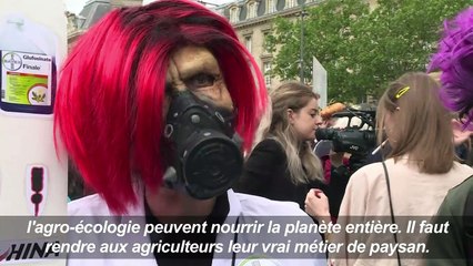 Une marche pour dénoncer les activités de Bayer-Monsanto à Paris