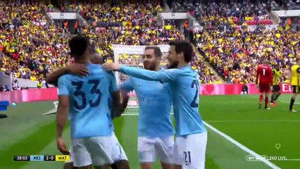 Gabriel Jesus Goal - Manchester City 2 - 0 Watford (Full Replay)