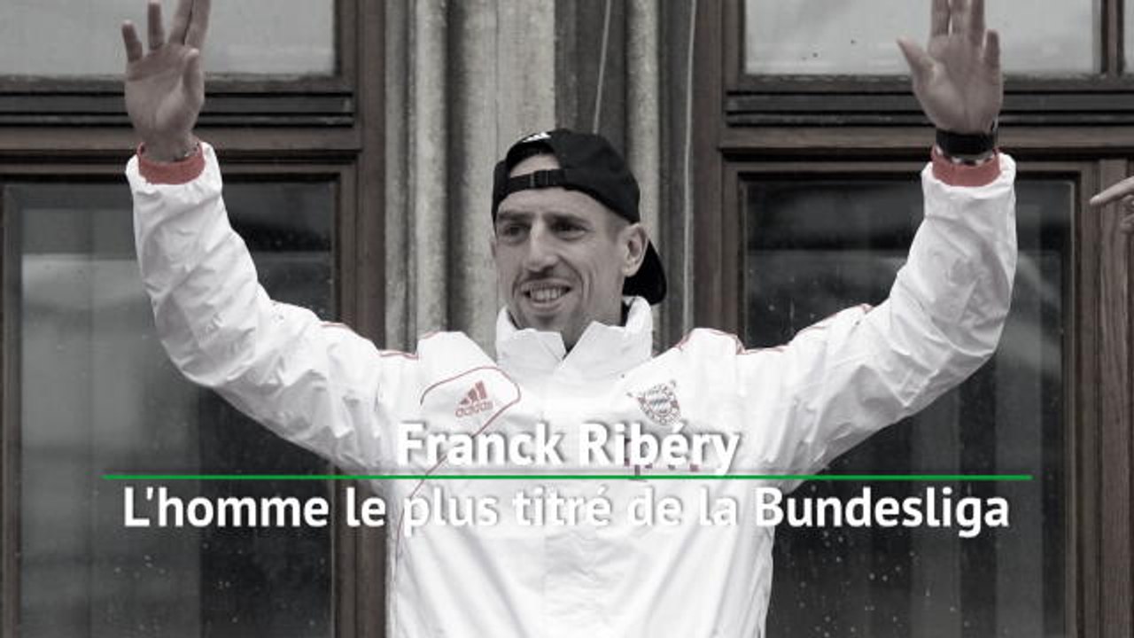 Bayern - Ribéry, l’homme le plus titré de la Bundesliga