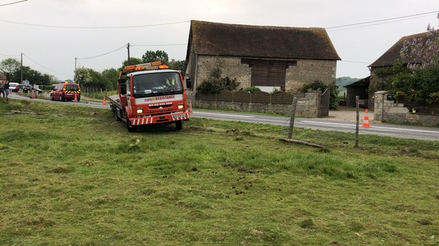 Sortie de route à Mieuxcé: deux blessés grave