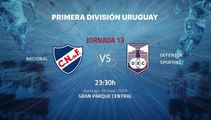 Previa partido entre Nacional y Defensor Sporting Jornada 13 Apertura Uruguay
