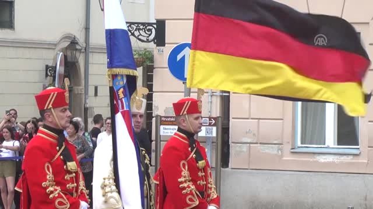 German Chancellor Meets Croatian Pm İn Zagreb
