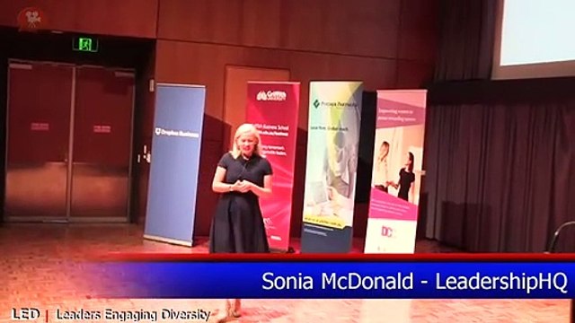 We Lead our World - Sonia McDonald CEO LeadershipHQ speaks at LED Griffith University