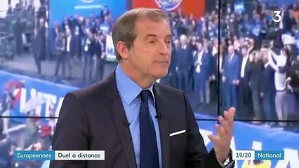 Européennes : échange de piques entre Marine Le Pen et Emmanuel Macron