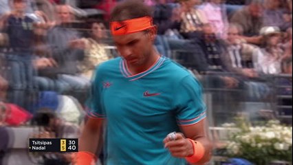 Download Video: TENIS: ATP: Abierto de Roma: Nadal venció a Tsitsipas (6-3, 6-4)