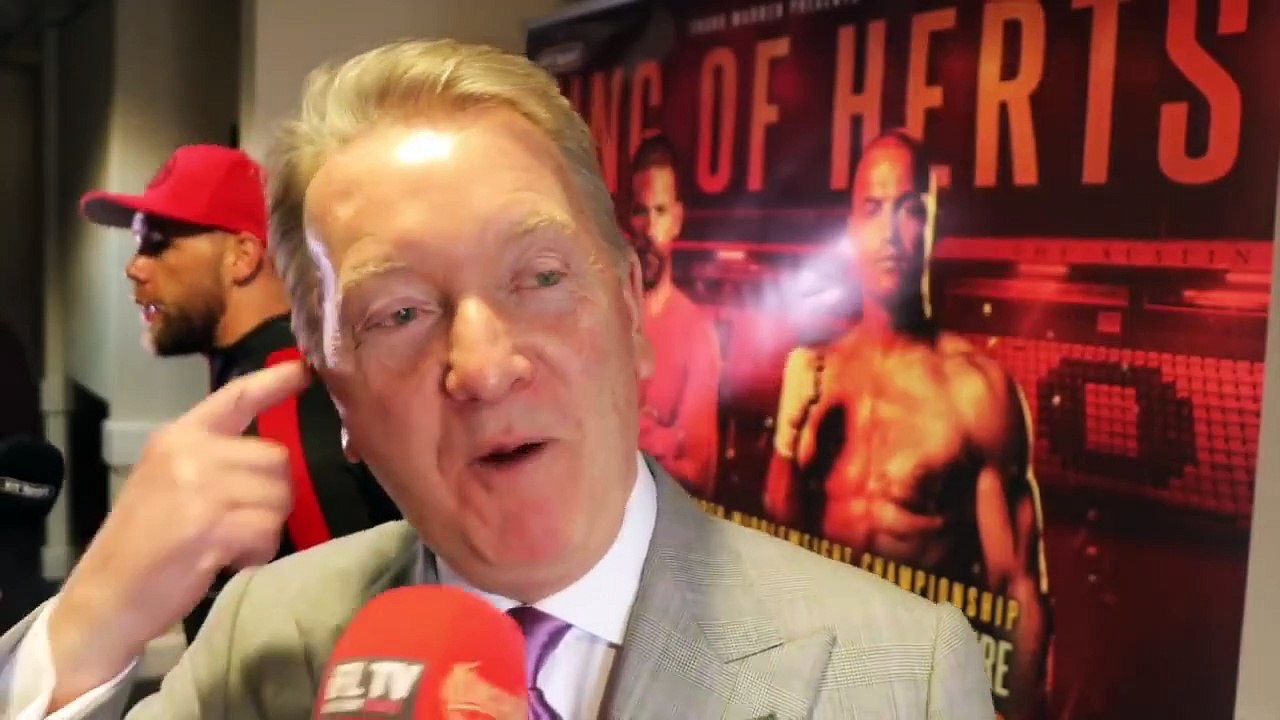 FRANK WARREN ON SAUNDERS v ISUFI, STEVENAGE FC, FURY-SCHWARZ, YARDE-KOVALEV, WANTS DUBOIS-JOYCE