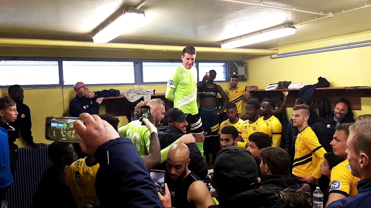 Football : le discours d'au revoir du gardien spinalien Olivier Robin