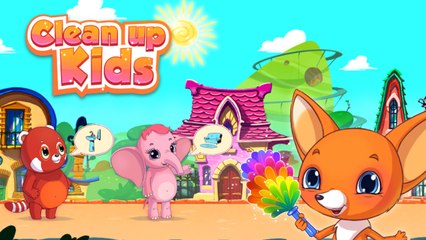 Clean Up Kids - House Care Game For Kids - House Cleaning - Gameplay Video For Kids & Children