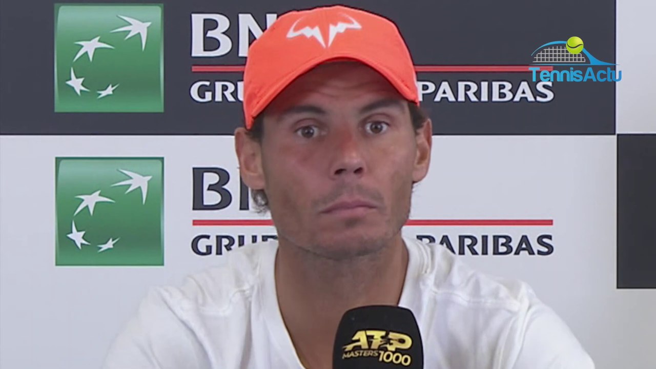 ATP - Rome 2019 - Rafael Nadal est en finale à Rome contre Novak Djokovic :  "Ce sera un test !" - Vidéo Dailymotion