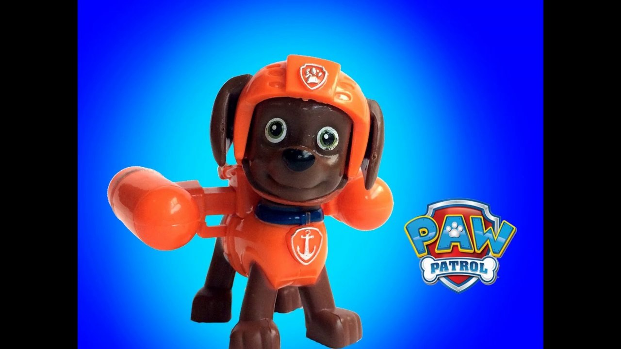 Paw Patrol Zuma Action Pack Pup and Badge Nickelodeon Unboxing Demo Review