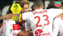 But Denis BOUANGA (56ème) / EA Guingamp - Nîmes Olympique - (2-2) - (EAG-NIMES) / 2018-19