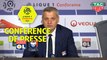 Conférence de presse Olympique Lyonnais - SM Caen (4-0) : Bruno GENESIO (OL) - Fabien MERCADAL (SMC) / 2018-19