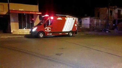 Jovem ferido é atendido pelo Siate no Bairro Brasília