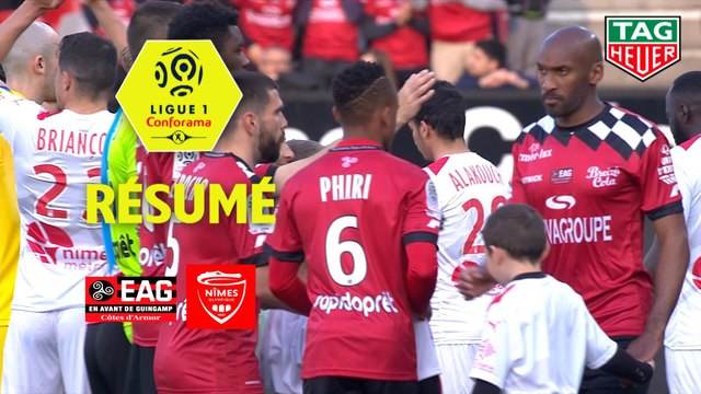 EA Guingamp - Nîmes Olympique (2-2) - Résumé - (EAG-NIMES) / 2018-19