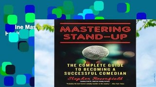 Online Mastering Stand-Up  For Kindle