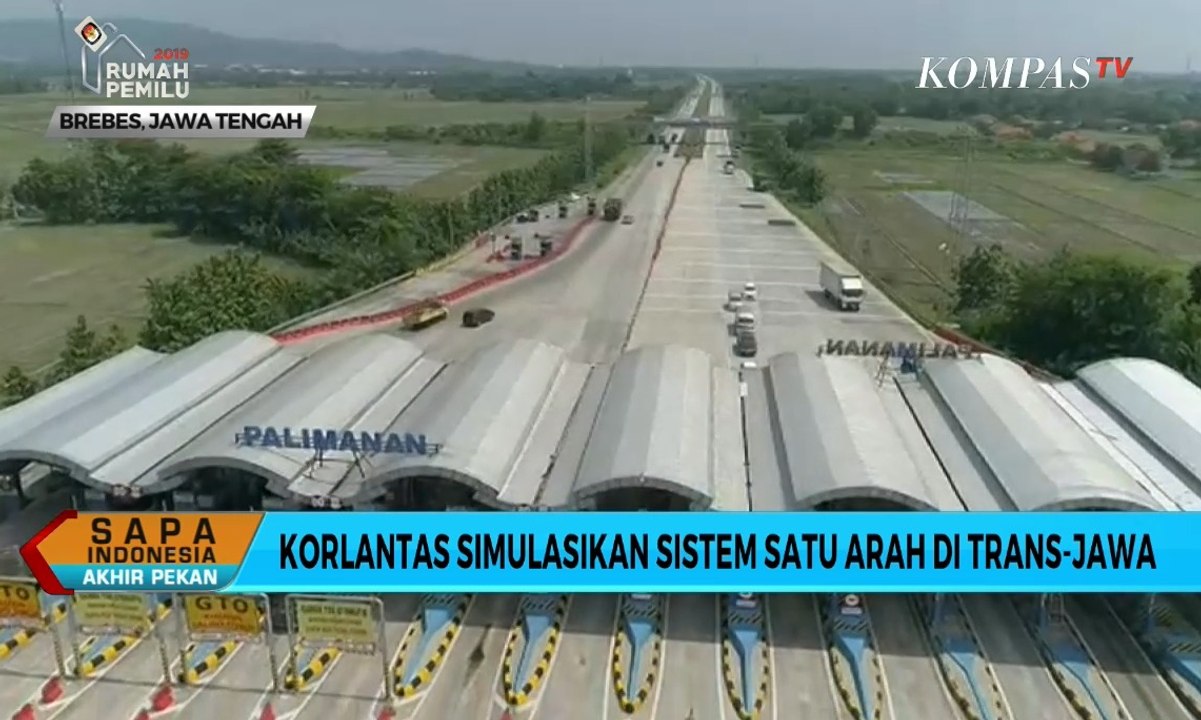 Korlantas Simulasikan Jalan Satu Arah di Trans-Jawa