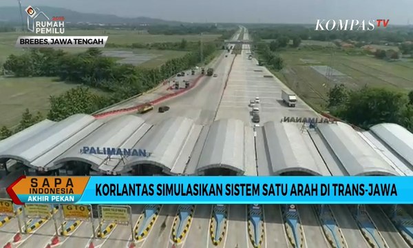 Korlantas Simulasikan Jalan Satu Arah di Trans-Jawa