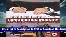 Online Business Letters for the Construction Industry: A Guide to Construction Communication  For