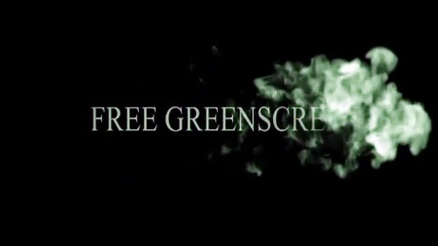 After Effects background animation - green screen effect